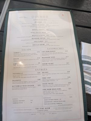 Menu photo 1 The Pine Room Prospect, KY Menu photo 1 The Pine Room Prospect, KY