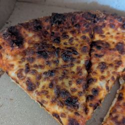 Domino's Pizza - One hour for burnt cheese pizza...
