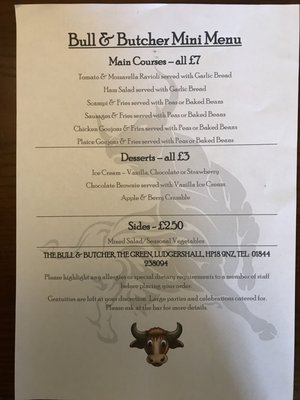 Menu photo 3 Bull & Butcher Aylesbury, BKM Menu photo 3 Bull & Butcher Aylesbury, BKM