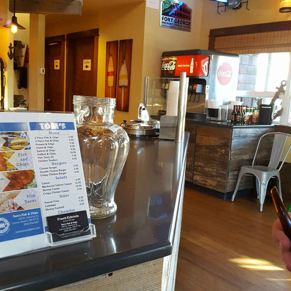 Tom's Fish N Chips - Burgers Near Me - Cannon Beach, Oregon Tom's Fish N Chips - Burgers Near Me - Cannon Beach, Oregon