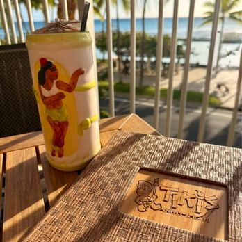 Tikis Grill & Bar - Mai Thai in the souvenir tiki cup - Seafood Near Me - Honolulu, Hawaii Tikis Grill & Bar - Mai Thai in the souvenir tiki cup - Seafood Near Me - Honolulu, Hawaii
