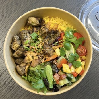 Twisted Gyros - Mango Habanero Chicken Bowl - Falafel Near Me - Hillsboro, Oregon Twisted Gyros - Mango Habanero Chicken Bowl - Falafel Near Me - Hillsboro, Oregon