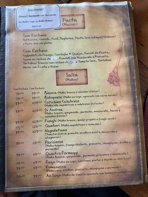 Menu photo 4 Di Andréa Pizza e Pasta São Paulo, SP