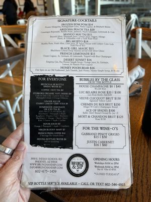 Menu photo 6 Brunch & Sip Phoenix, AZ