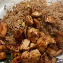 Bull's Hibachi - Chicken and Shrimp hibachi