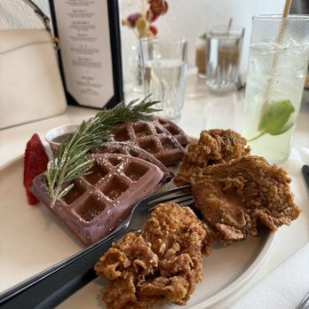 An An - Chicken and Ube Waffle - Vietnamese Near Me - Portland, Oregon