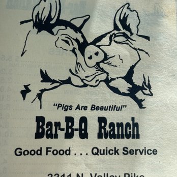 Bar-B-Q Ranch - Menu cover - Barbeque Near Me - Harrisonburg, Virginia Bar-B-Q Ranch - Menu cover - Barbeque Near Me - Harrisonburg, Virginia