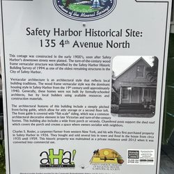 Safety Harbor Historical Site - The history