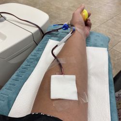Gulf Coast Regional Blood Center - Donating plasma