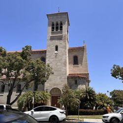 St Monica Catholic Community - Church from the side.