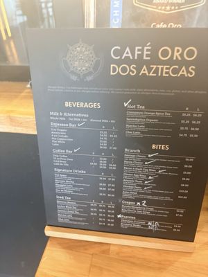 Menu photo 2 Cafe Oro Dos Aztecas Riverside, CA Menu photo 2 Cafe Oro Dos Aztecas Riverside, CA