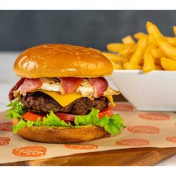 Coach's Neighborhood Grill - Bacon, Egg & Cheese Burger