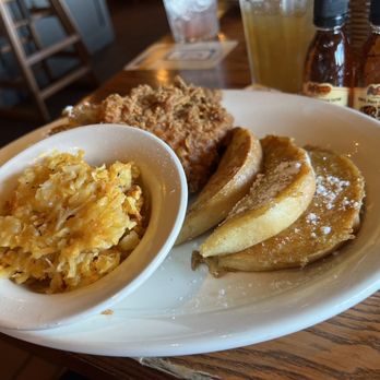 Cracker Barrel Old Country Store - Chicken n Chicken N' French Toast with Hashbrown Casserole - Southern Near Me - Sherman, Texas Cracker Barrel Old Country Store - Chicken n Chicken N' French Toast with Hashbrown Casserole - Southern Near Me - Sherman, Texas