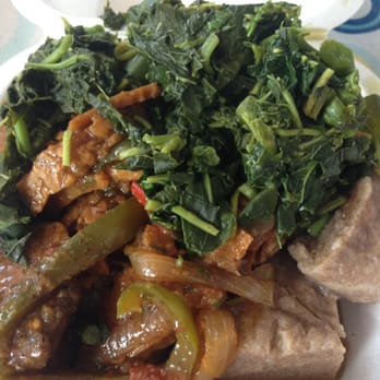 Vegetarian Delight Juice Bar - Spicy Pepper Steak, greens, and boiled dumplings. - Juice Bars & Smoothies Near Me - Miramar, Florida Vegetarian Delight Juice Bar - Spicy Pepper Steak, greens, and boiled dumplings. - Juice Bars & Smoothies Near Me - Miramar, Florida