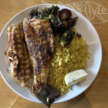 Bluesalt Fish Grill - Branzino Plate *farmed - Seafood Near Me - Redondo Beach, California Bluesalt Fish Grill - Branzino Plate *farmed - Seafood Near Me - Redondo Beach, California