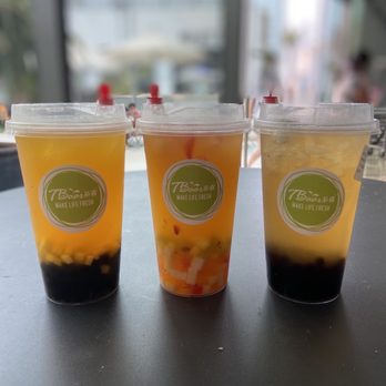 TBaar - Mango Green Tea with Boba, Fresh Passion Fruit Tea... - Bubble Tea Near Me - Buena Park, California TBaar - Mango Green Tea with Boba, Fresh Passion Fruit Tea... - Bubble Tea Near Me - Buena Park, California
