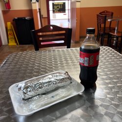 Michoacana Grill - Beef burrito...