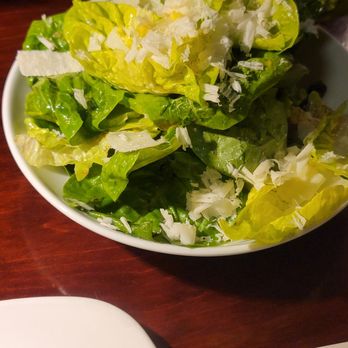 La Posta - a better pic of the Farm Salad --  Blue Heron Farm lettuces, sherry shallot vinaigrette, parmigiano reggiano. - Italian Near Me - Santa Cruz, California