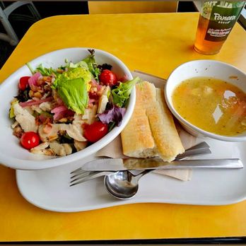 Panera Bread - Green Goddess Salad and Chicken Noodle Soup - Sandwiches Near Me - Englewood, Colorado Panera Bread - Green Goddess Salad and Chicken Noodle Soup - Sandwiches Near Me - Englewood, Colorado
