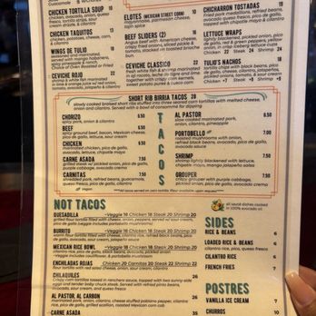 Bar Tulio's - Menu - Mexican Near Me - Miami, Florida Bar Tulio's - Menu - Mexican Near Me - Miami, Florida