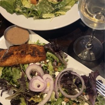 Mystic Grill - Mystic Salad  Classic Caesar Salad with salmon - Southern Near Me - Covington, Georgia