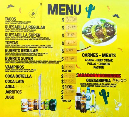 Menu photo 1 Andy's Tacos Jalisco San Mateo, CA Menu photo 1 Andy's Tacos Jalisco San Mateo, CA