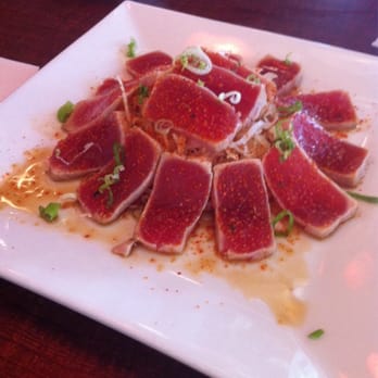 Asahi Sushi - Tuna tataki. It was very good. Loves the ponzu - Sushi Bars Near Me - Houston, Texas
