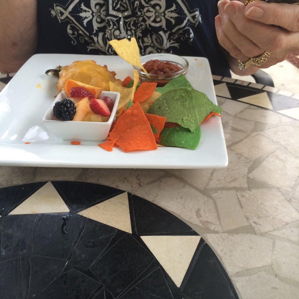 Cafe At The Gardens - Chili relleno salad - Cafes Near Me - Midland, Texas Cafe At The Gardens - Chili relleno salad - Cafes Near Me - Midland, Texas