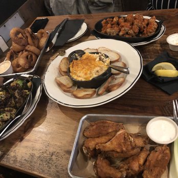 Wicked Sisters - Crab dip Onion Rings Brussels Sprouts Buffalo Mushrooms Old Bay Wings - American Near Me - Baltimore, Maryland Wicked Sisters - Crab dip Onion Rings Brussels Sprouts Buffalo Mushrooms Old Bay Wings - American Near Me - Baltimore, Maryland