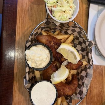 McCloud's Grill House - Reduced portion Beer Battered Alaskan Cod Fish and Chips - Bars Near Me - Bremerton, Washington McCloud's Grill House - Reduced portion Beer Battered Alaskan Cod Fish and Chips - Bars Near Me - Bremerton, Washington