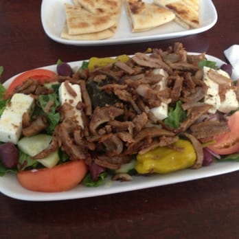 Opa! Mezze Grill - Greek Salad w/ OPA! Gyro meat. - Greek Near Me - Ashburn, Virginia