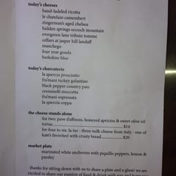 Aperitivo - Menu - cheese and charcuterie