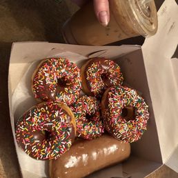 Donuts & Vietnamese ice coffee Donuts & Vietnamese ice coffee