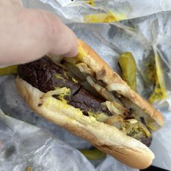 Mr. Submarine - A burnt, overcooked polish sausage