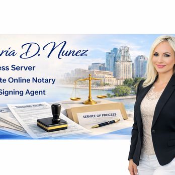 Maria D Nunez - Notaries Near Me - Miami, Florida Maria D Nunez - Notaries Near Me - Miami, Florida
