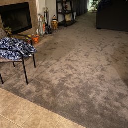 New carpet. New carpet.