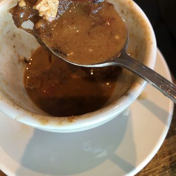 Mr Ed's Restaurant-Kenner - Turtle soup with visible turtle meat - Cajun/Creole Near Me - Kenner, Louisiana Mr Ed's Restaurant-Kenner - Turtle soup with visible turtle meat - Cajun/Creole Near Me - Kenner, Louisiana
