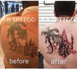 Red Needle Tattoo