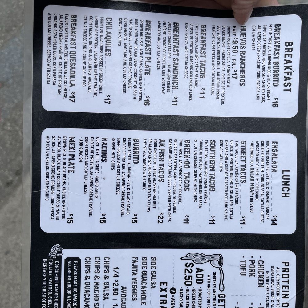 El Green-Go's - Menu - Food Trucks Near Me - Anchorage, Alaska El Green-Go's - Menu - Food Trucks Near Me - Anchorage, Alaska