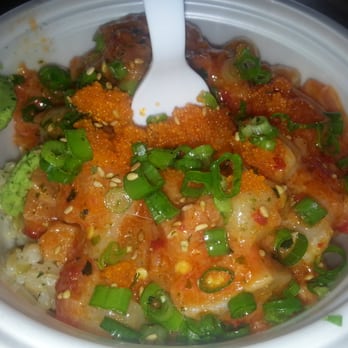 PokiNometry - Med Poki bowl spicy tuna, salmon and scallop - Japanese Near Me - Anaheim, California PokiNometry - Med Poki bowl spicy tuna, salmon and scallop - Japanese Near Me - Anaheim, California