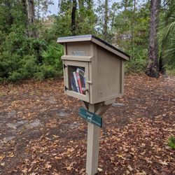 Little Free Library - Little Free Library at Otter and Beaver Roads, Hilton Head Island
