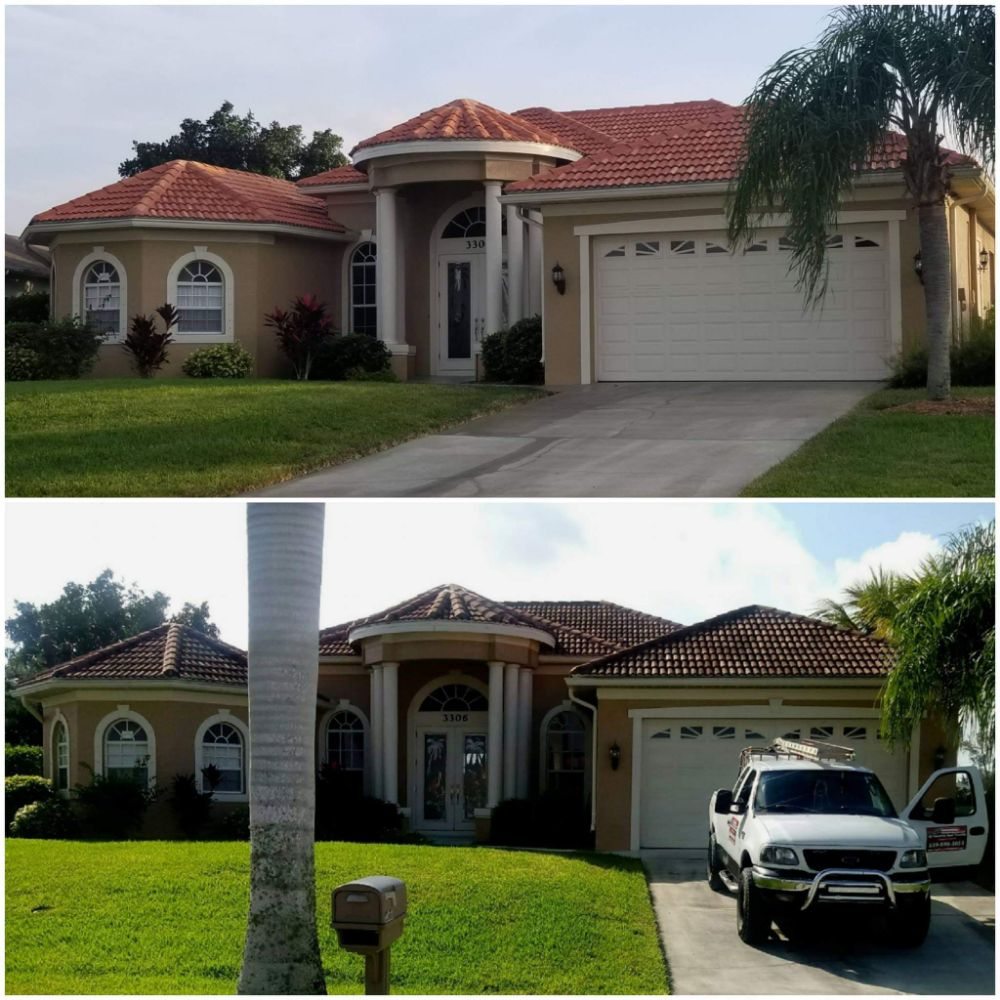 Slide of All American Roof Cleaning