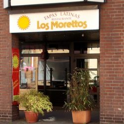 Gaststätte Los Morettos Tapas - Der Eingang am Morgen