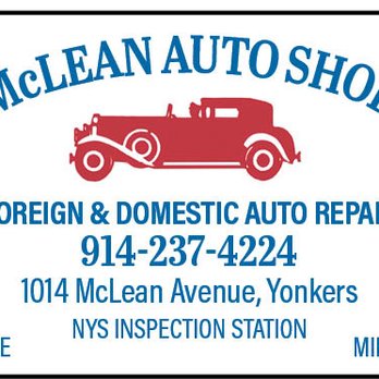 McLean Auto Shop - Auto Repair Near Me - Yonkers, New York McLean Auto Shop - Auto Repair Near Me - Yonkers, New York