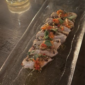 Driftwood - Mackerel Crudo - Cocktail Bars Near Me - Boynton Beach, Florida Driftwood - Mackerel Crudo - Cocktail Bars Near Me - Boynton Beach, Florida