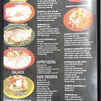 Dos Fuentes Mexican Restaurant - Menu 5 - Mexican Near Me - Fairbury, Illinois Dos Fuentes Mexican Restaurant - Menu 5 - Mexican Near Me - Fairbury, Illinois