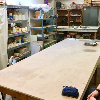 Terra Incognito - Lace pottery class setup. - Art Galleries Near Me - Oak Park, Illinois