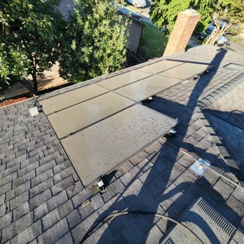 Smith's Pristine Panels - Before cleaning - Solar Panel Cleaning Near Me