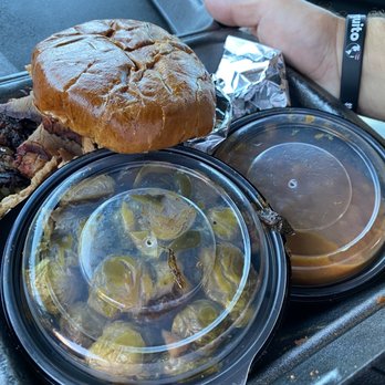 BBQ'd Productions - grilled Brussel sprouts as a side??  YUM!! - New American Near Me - Third Lake, Illinois