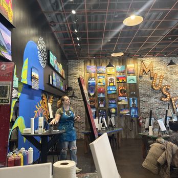 Muse Paintbar - National Harbor - Paint area - Paint & Sip Near Me - Oxon Hill, Maryland Muse Paintbar - National Harbor - Paint area - Paint & Sip Near Me - Oxon Hill, Maryland